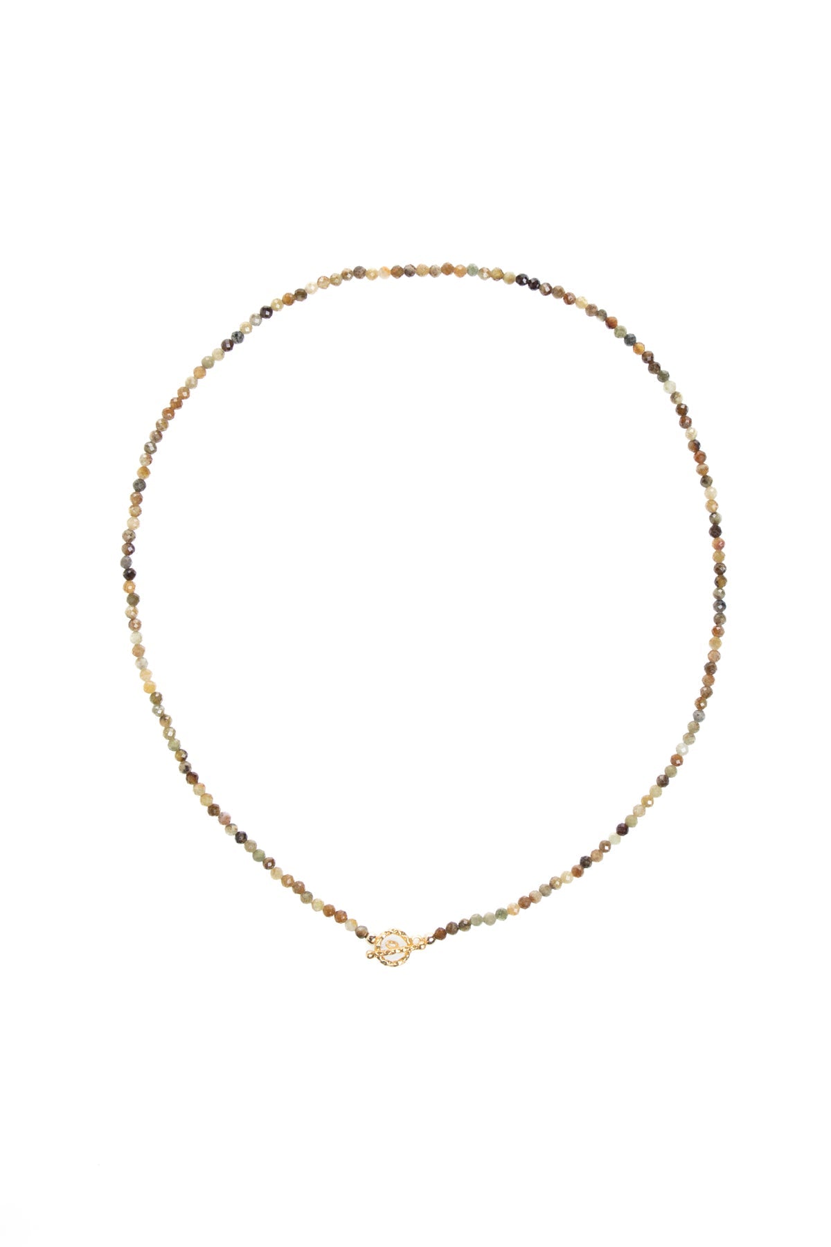 Sertifikalı Tsavorit Lal  Altın Kaplama Gümüş Kapama Doğal Taş Kolye 