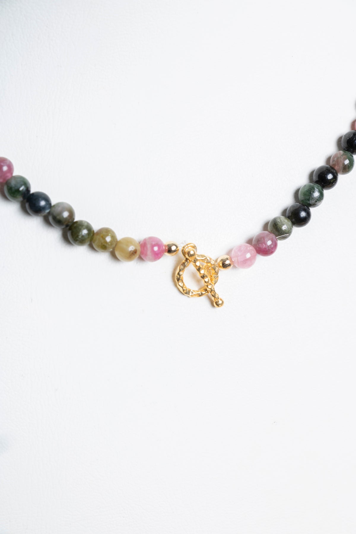 Sertifikalı Turmalin Gümüş Kapama Doğal Taş Kolye