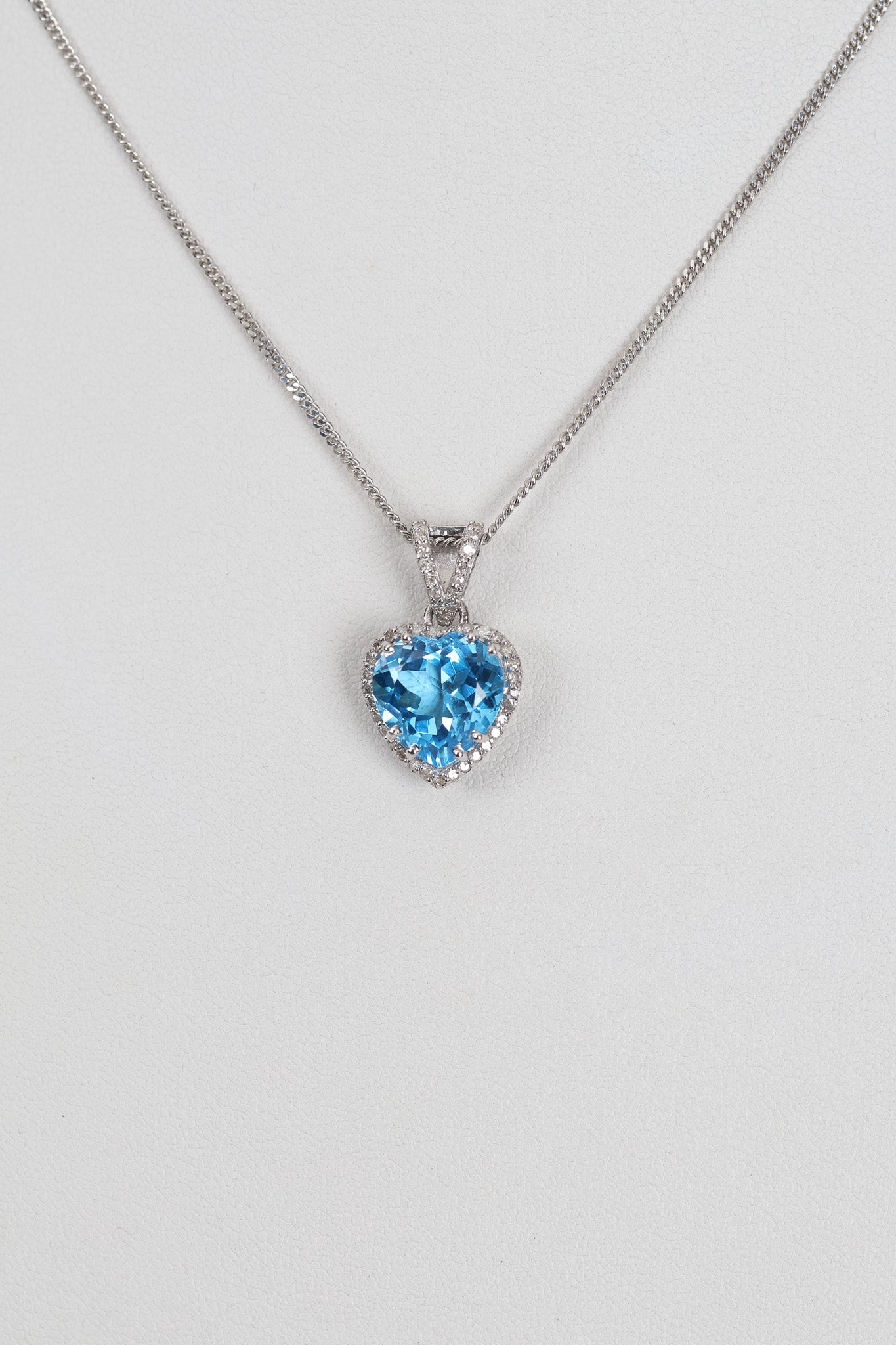 Laboratory Certified Topaz - Pirlantali Natural Stone 925 Sterling Silver Necklace